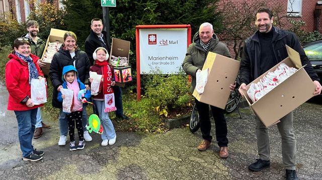 Wertschätzung für Schermbecker Heimbewohner und Mitarbeitende - CDU-Ortsverbände verteilen Weckmänner im Haus Kilian, Marienheim und Lühlerheim 